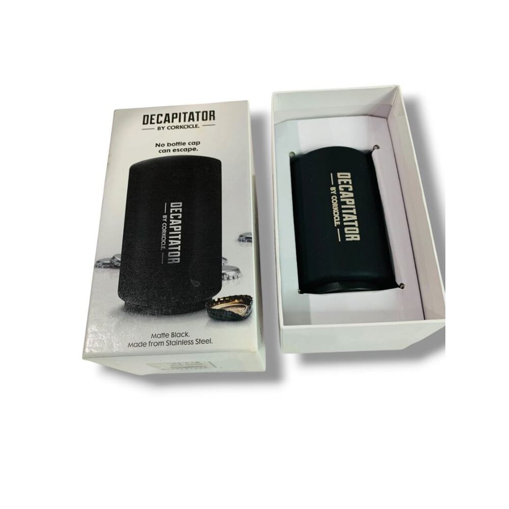 Corkcicle Decapitator Bottle Opener Matte Black in Box